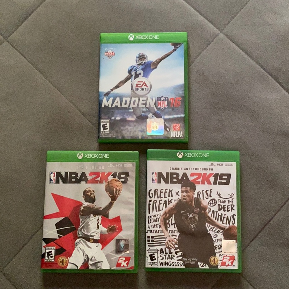 EUC XBox One sports bundle